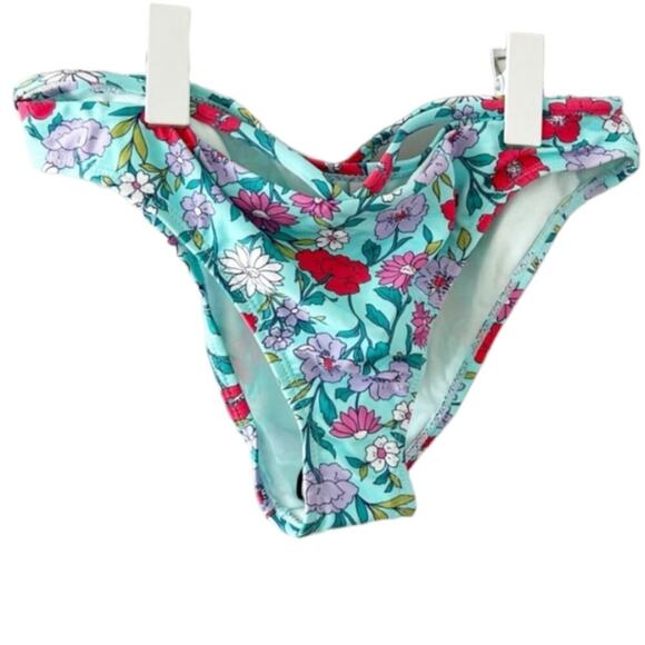 Nanette Lepore Tropical Floral Cutout Swim Suit Bikini 4,8,10 new! - Picture 6 of 10